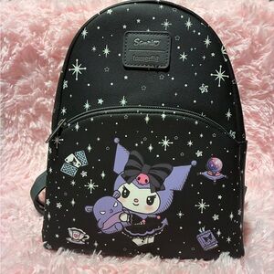 Sanrio x Loungefly Glow in the Dark Kuromi Mini Backpack